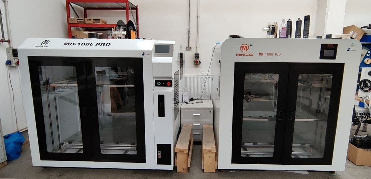 汽车行业用户选择洋明达MD-1000 Pro大型3D打印机